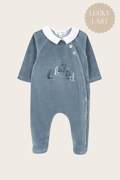 Alphabet Velvet Babysuit