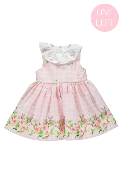 Pink Bunny Frill Collar Dress
