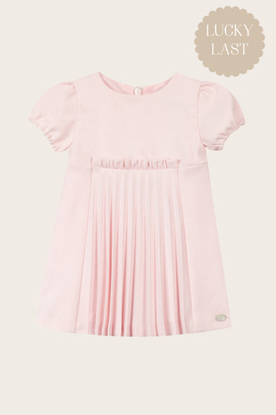 Baby Pink Pleated Dress