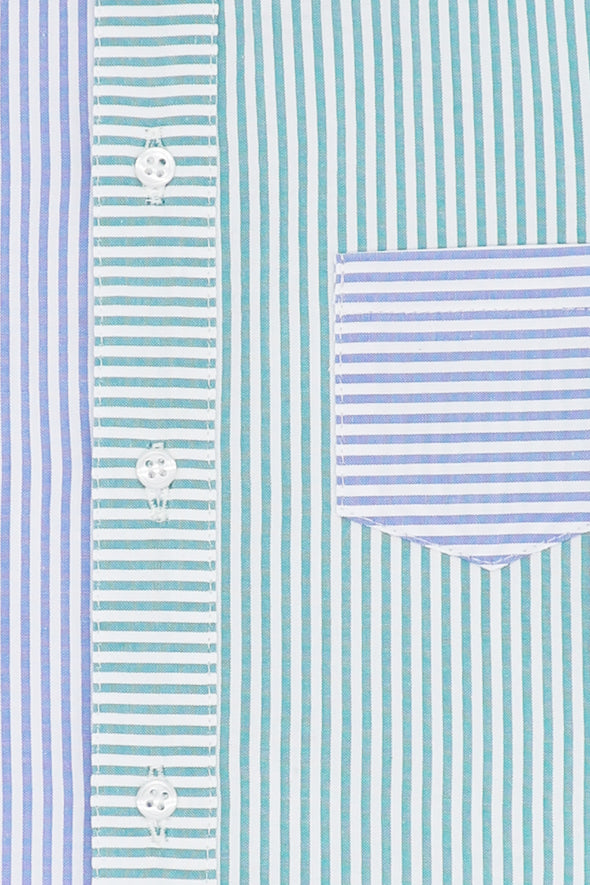Blue and Green Striped Set