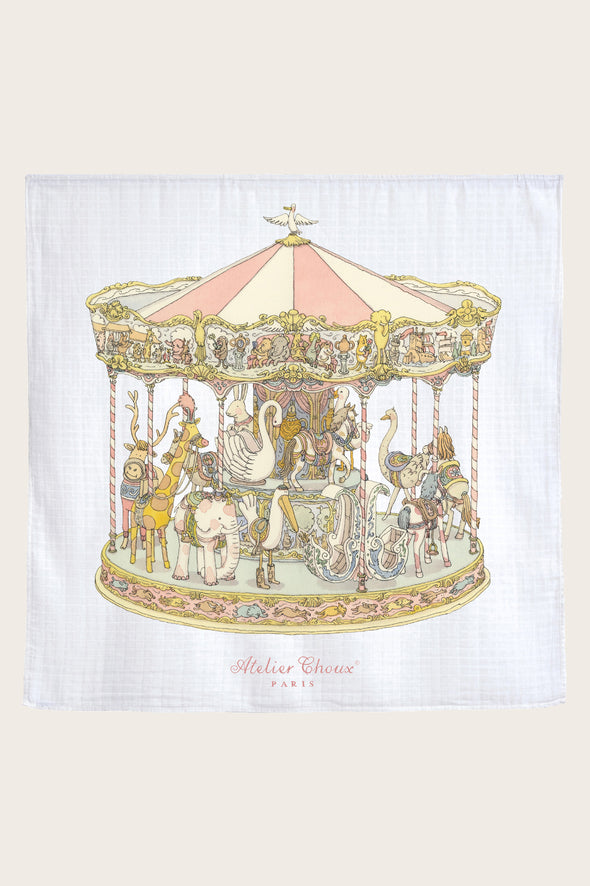 Pink Carousel Carre and Gift Box