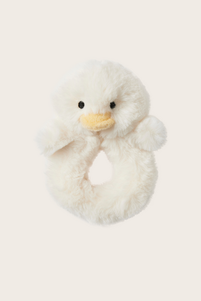 Plush Duck Hand Rattle