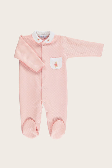 Flopsy Bunny Quilted Babysuit