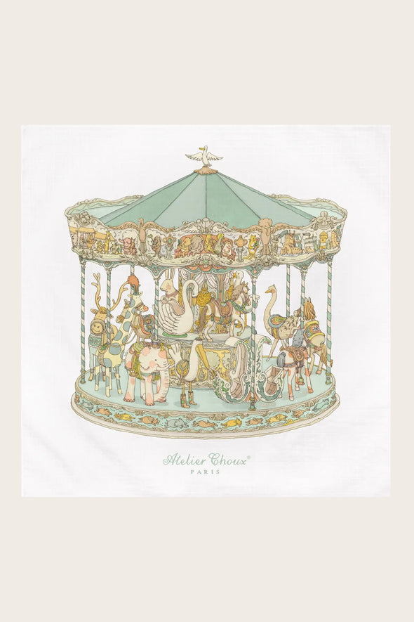 Green Carousel Carre and Gift Box