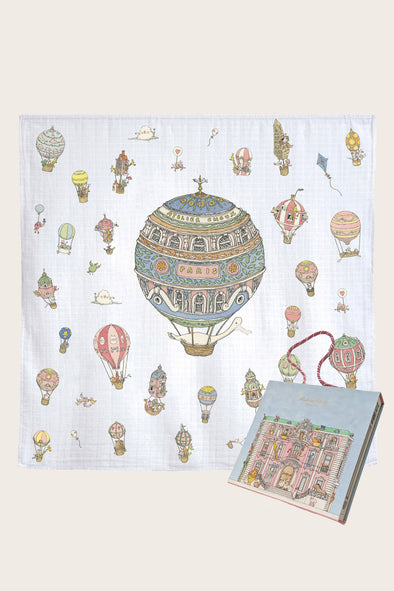 Hot Air Balloon Carre and Gift Box