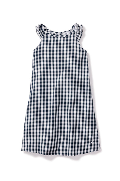 Navy Gingham Nightgown