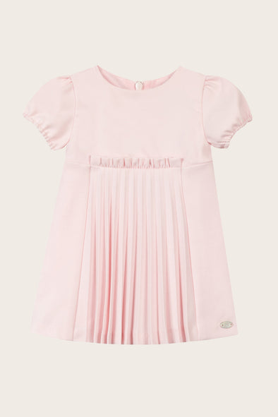 Baby Pink Pleated Dress