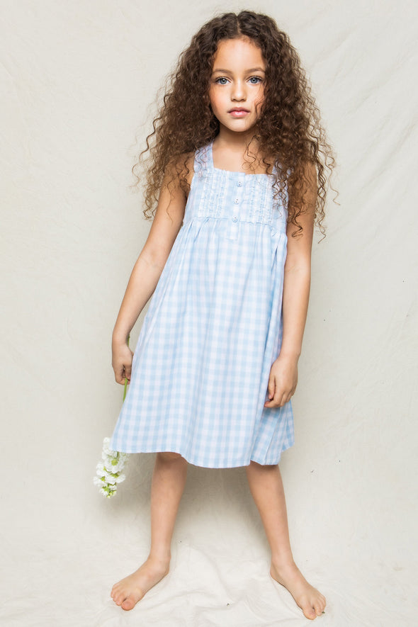 Blue Gingham Nightgown